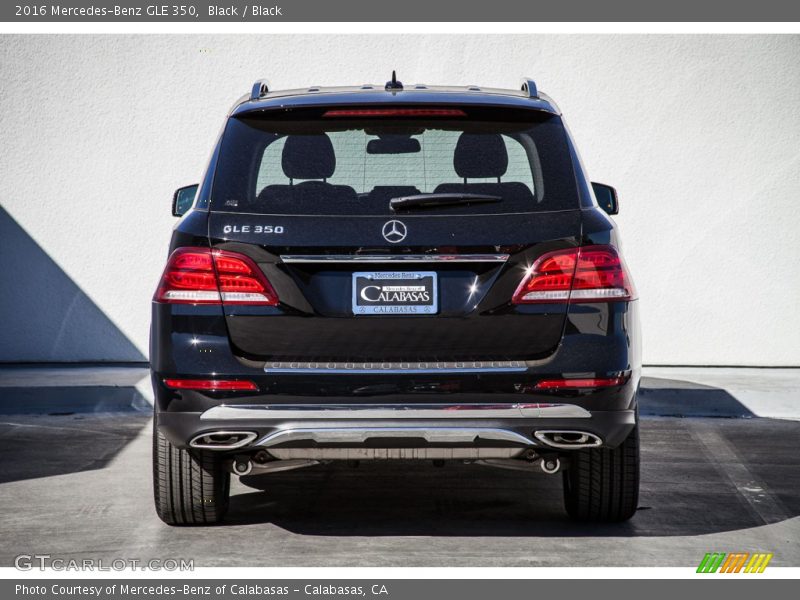 Black / Black 2016 Mercedes-Benz GLE 350