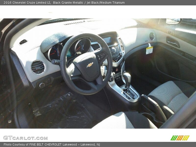 Black Granite Metallic / Jet Black/Medium Titanium 2016 Chevrolet Cruze Limited LS