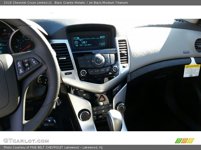Black Granite Metallic / Jet Black/Medium Titanium 2016 Chevrolet Cruze Limited LS