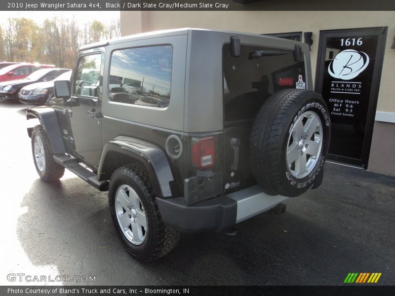 Black / Dark Slate Gray/Medium Slate Gray 2010 Jeep Wrangler Sahara 4x4