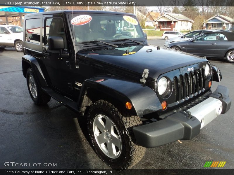 Black / Dark Slate Gray/Medium Slate Gray 2010 Jeep Wrangler Sahara 4x4