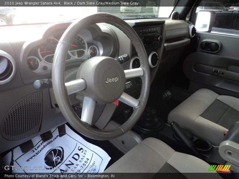 Black / Dark Slate Gray/Medium Slate Gray 2010 Jeep Wrangler Sahara 4x4