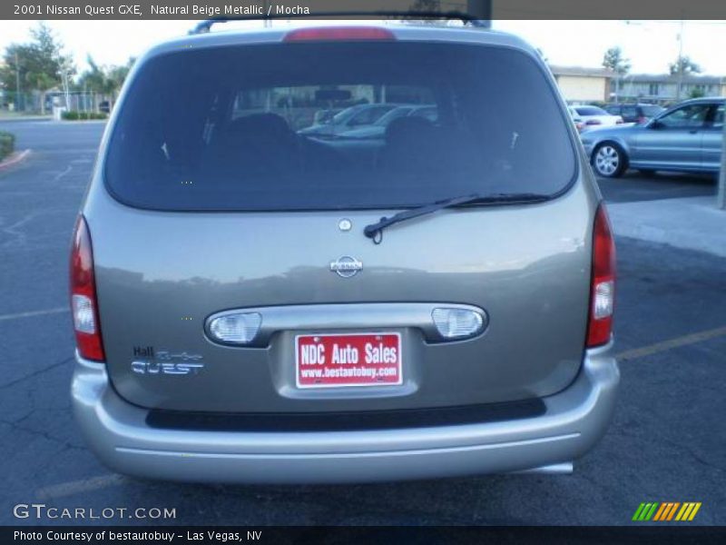 Natural Beige Metallic / Mocha 2001 Nissan Quest GXE