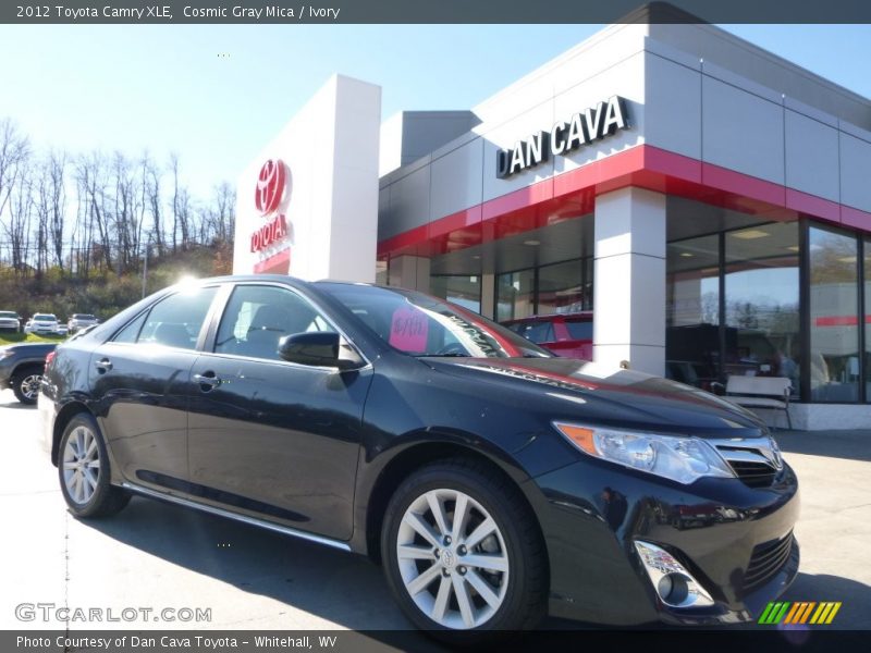 Cosmic Gray Mica / Ivory 2012 Toyota Camry XLE