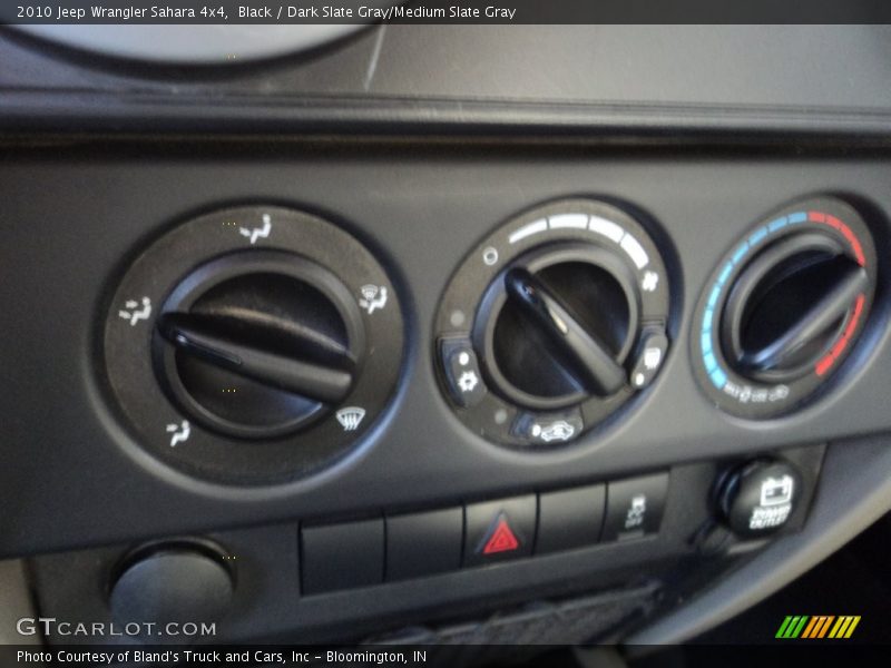 Black / Dark Slate Gray/Medium Slate Gray 2010 Jeep Wrangler Sahara 4x4