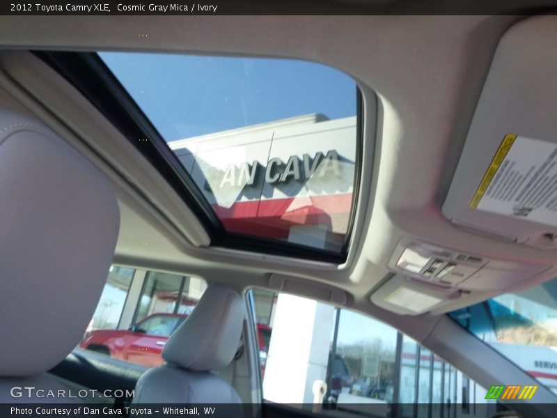 Cosmic Gray Mica / Ivory 2012 Toyota Camry XLE