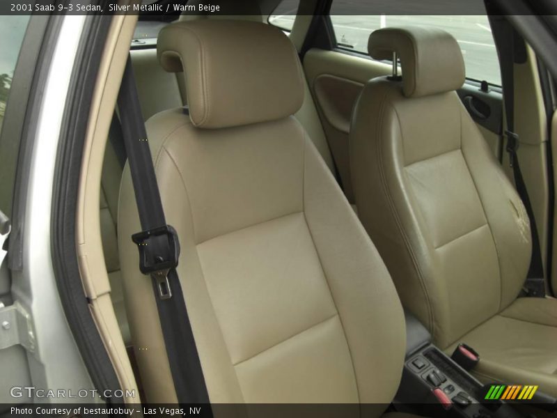 Silver Metallic / Warm Beige 2001 Saab 9-3 Sedan