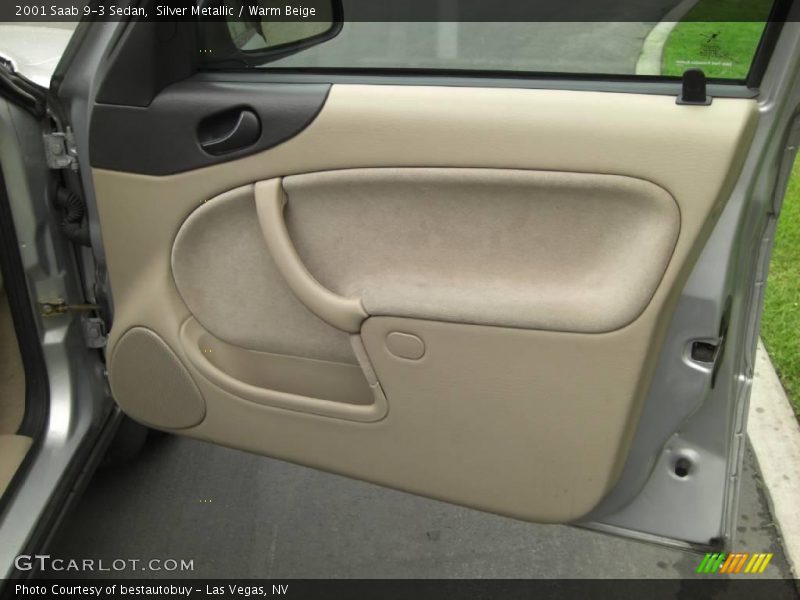 Silver Metallic / Warm Beige 2001 Saab 9-3 Sedan