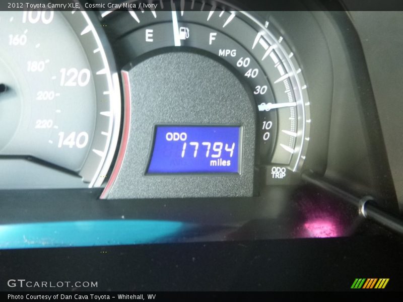 Cosmic Gray Mica / Ivory 2012 Toyota Camry XLE