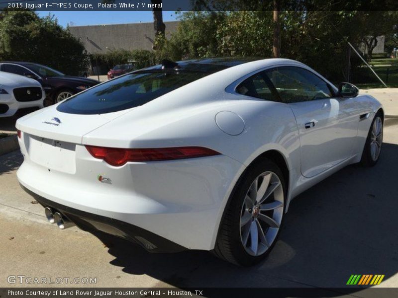 Polaris White / Mineral 2015 Jaguar F-TYPE S Coupe
