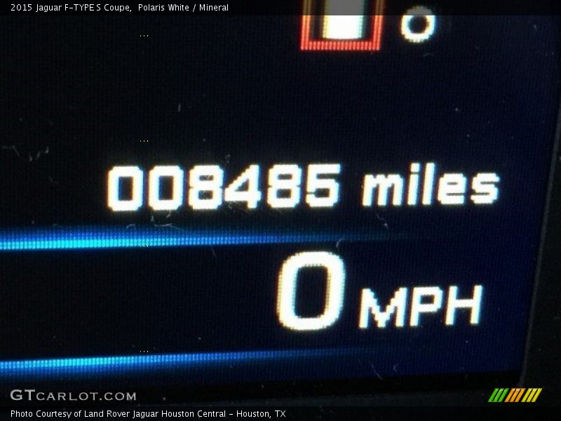 Polaris White / Mineral 2015 Jaguar F-TYPE S Coupe