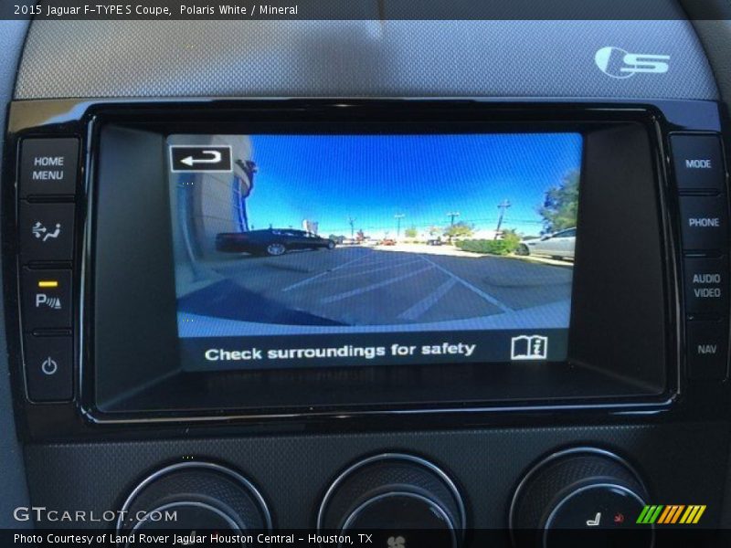 Polaris White / Mineral 2015 Jaguar F-TYPE S Coupe
