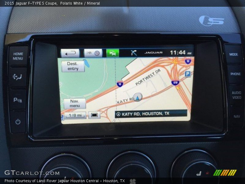 Polaris White / Mineral 2015 Jaguar F-TYPE S Coupe