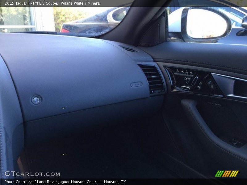 Polaris White / Mineral 2015 Jaguar F-TYPE S Coupe