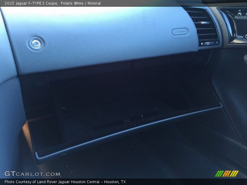 Polaris White / Mineral 2015 Jaguar F-TYPE S Coupe