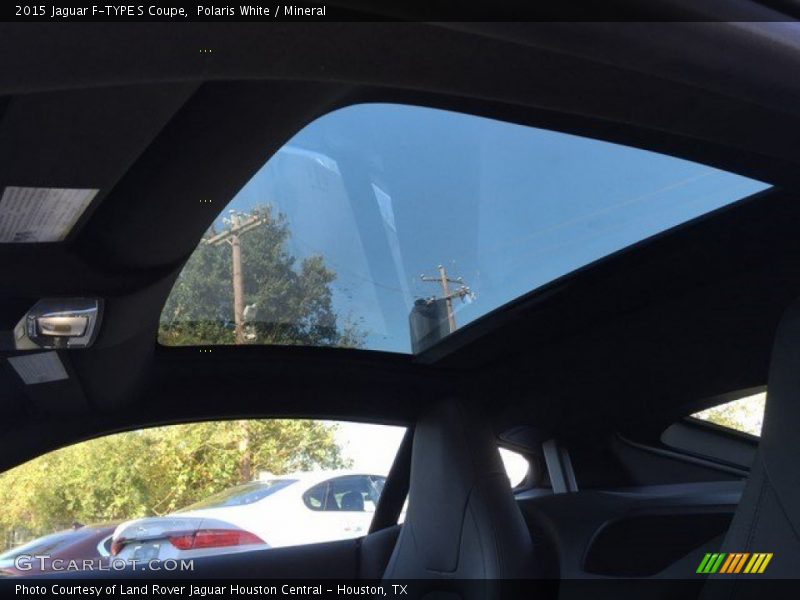 Polaris White / Mineral 2015 Jaguar F-TYPE S Coupe