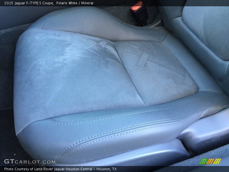 Polaris White / Mineral 2015 Jaguar F-TYPE S Coupe