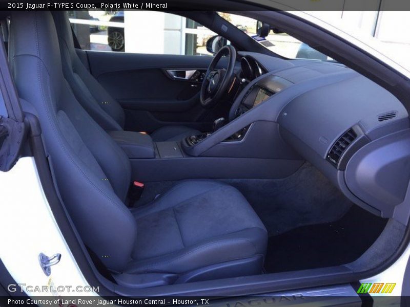 Polaris White / Mineral 2015 Jaguar F-TYPE S Coupe
