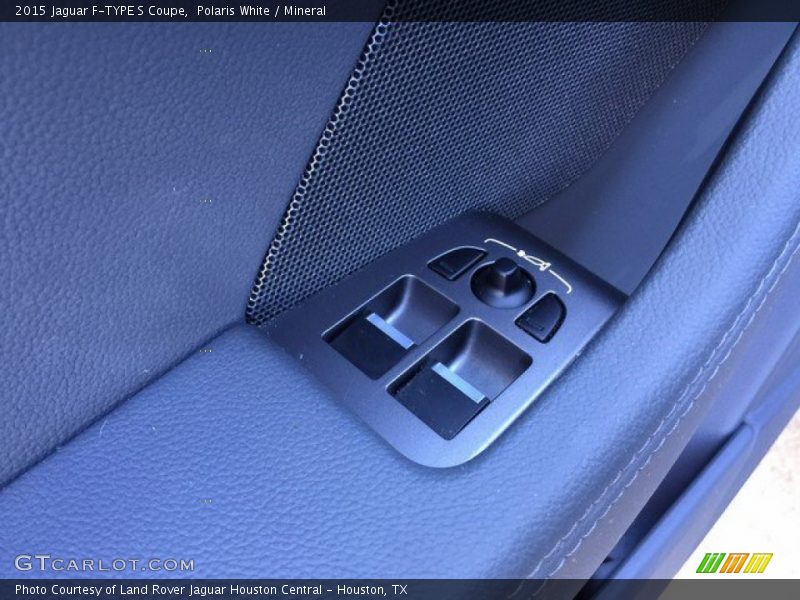 Polaris White / Mineral 2015 Jaguar F-TYPE S Coupe