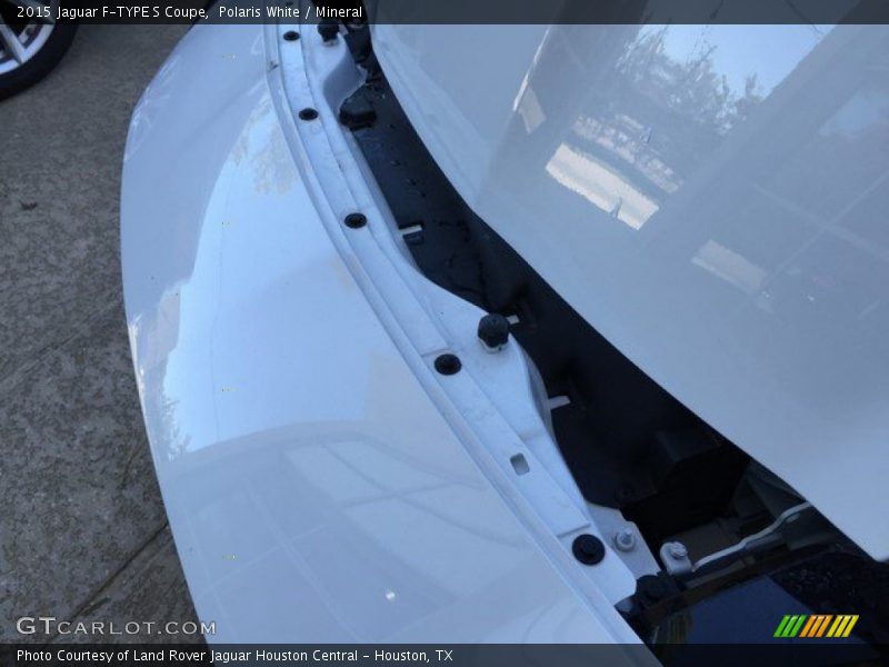 Polaris White / Mineral 2015 Jaguar F-TYPE S Coupe