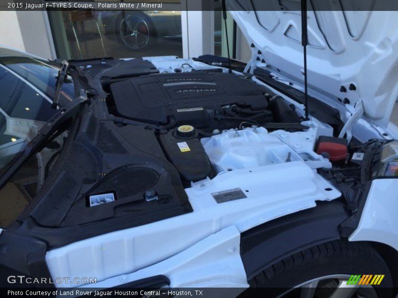 Polaris White / Mineral 2015 Jaguar F-TYPE S Coupe
