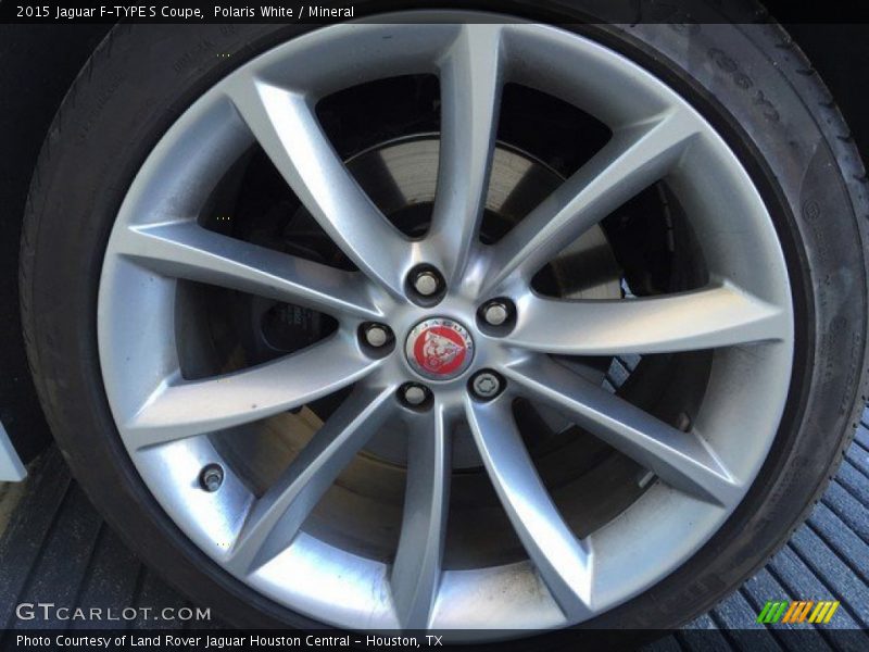 Polaris White / Mineral 2015 Jaguar F-TYPE S Coupe