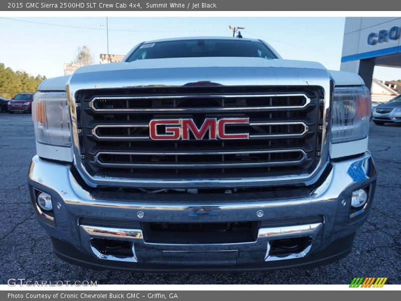 Summit White / Jet Black 2015 GMC Sierra 2500HD SLT Crew Cab 4x4