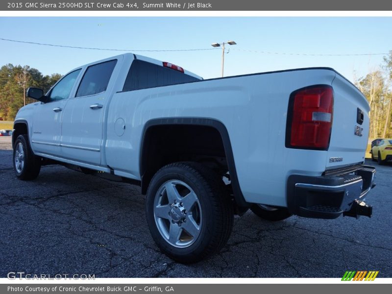 Summit White / Jet Black 2015 GMC Sierra 2500HD SLT Crew Cab 4x4
