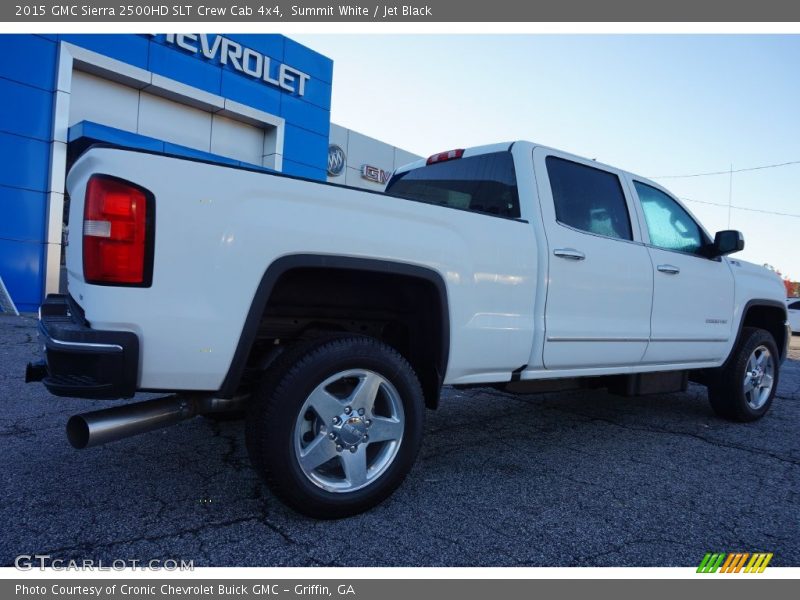 Summit White / Jet Black 2015 GMC Sierra 2500HD SLT Crew Cab 4x4