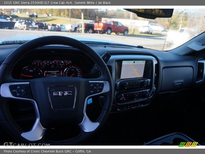Summit White / Jet Black 2015 GMC Sierra 2500HD SLT Crew Cab 4x4