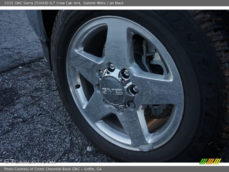 Summit White / Jet Black 2015 GMC Sierra 2500HD SLT Crew Cab 4x4