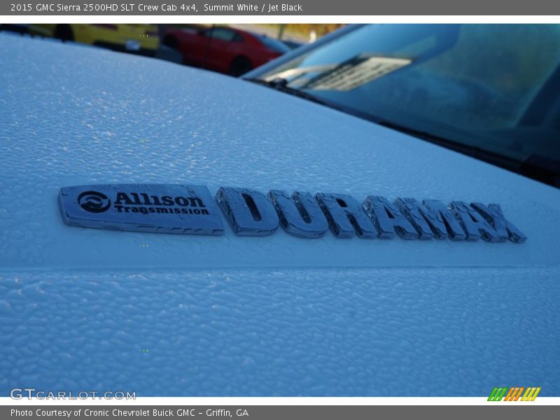 Summit White / Jet Black 2015 GMC Sierra 2500HD SLT Crew Cab 4x4