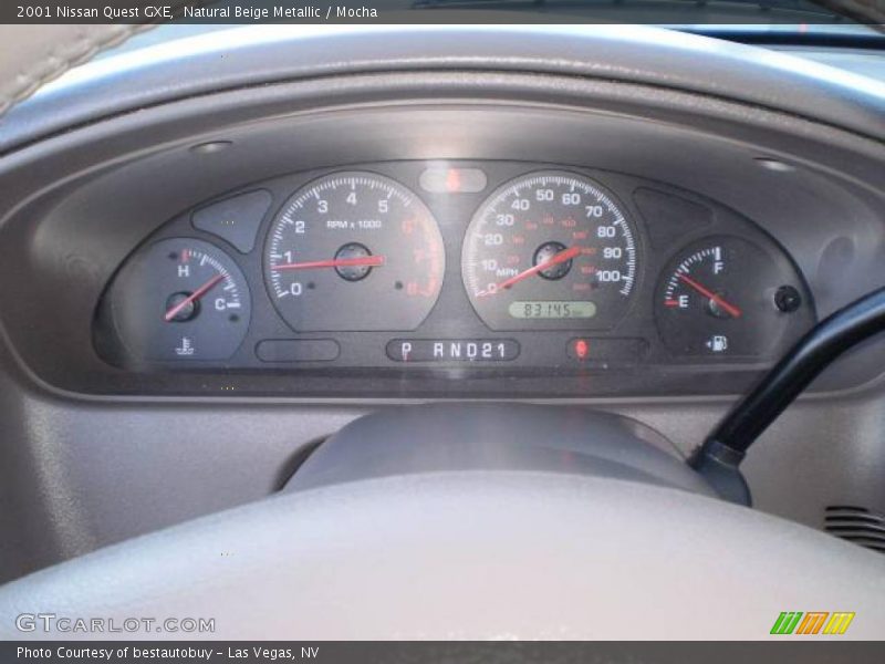 Natural Beige Metallic / Mocha 2001 Nissan Quest GXE
