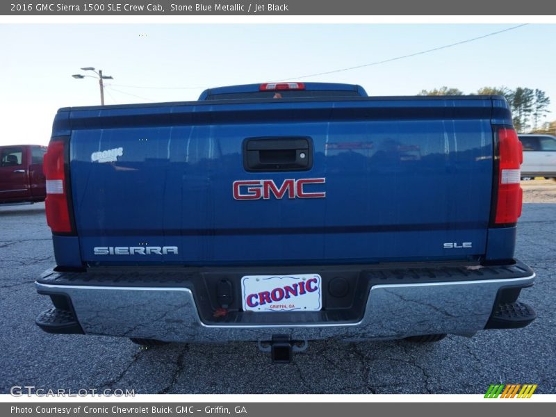 Stone Blue Metallic / Jet Black 2016 GMC Sierra 1500 SLE Crew Cab
