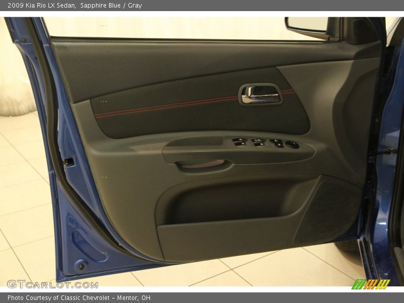 Sapphire Blue / Gray 2009 Kia Rio LX Sedan