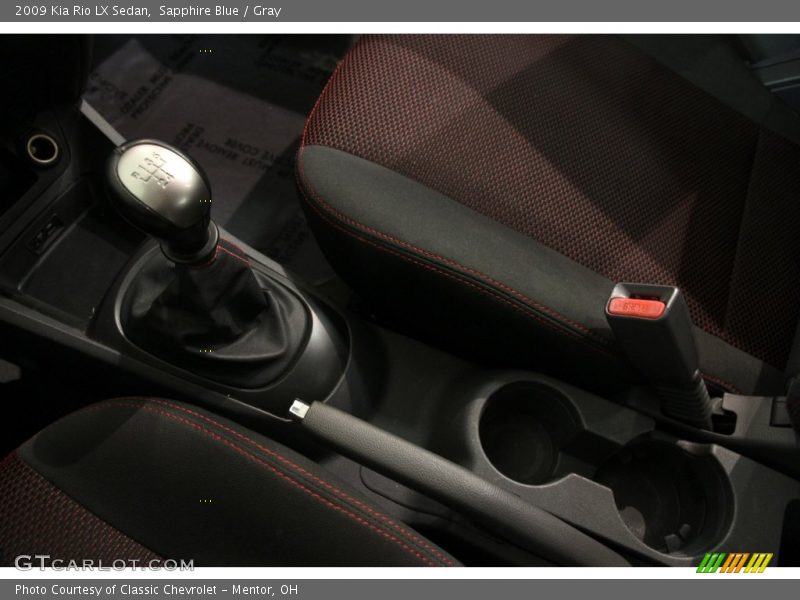 Sapphire Blue / Gray 2009 Kia Rio LX Sedan
