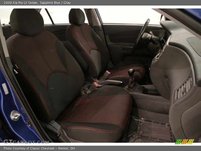 Sapphire Blue / Gray 2009 Kia Rio LX Sedan