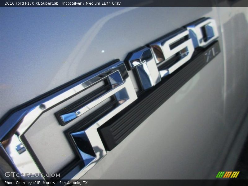 Ingot Silver / Medium Earth Gray 2016 Ford F150 XL SuperCab