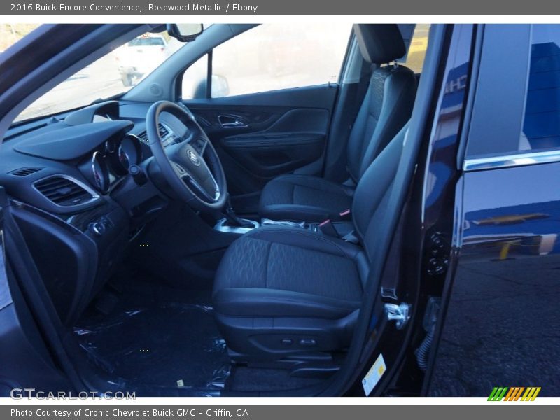 Front Seat of 2016 Encore Convenience