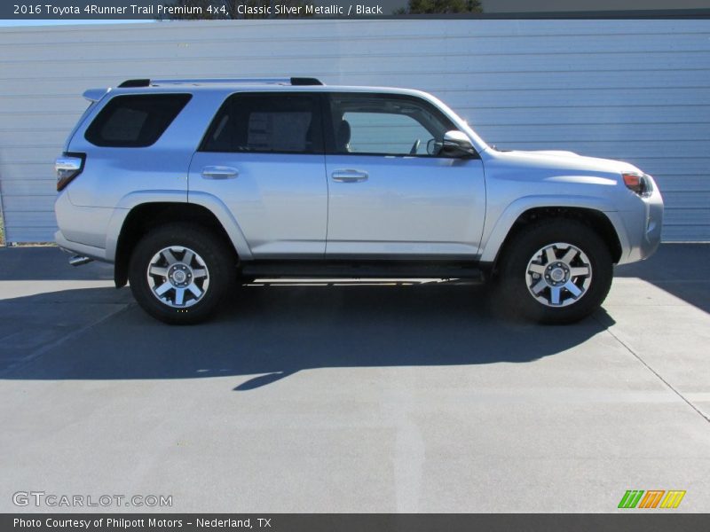 Classic Silver Metallic / Black 2016 Toyota 4Runner Trail Premium 4x4