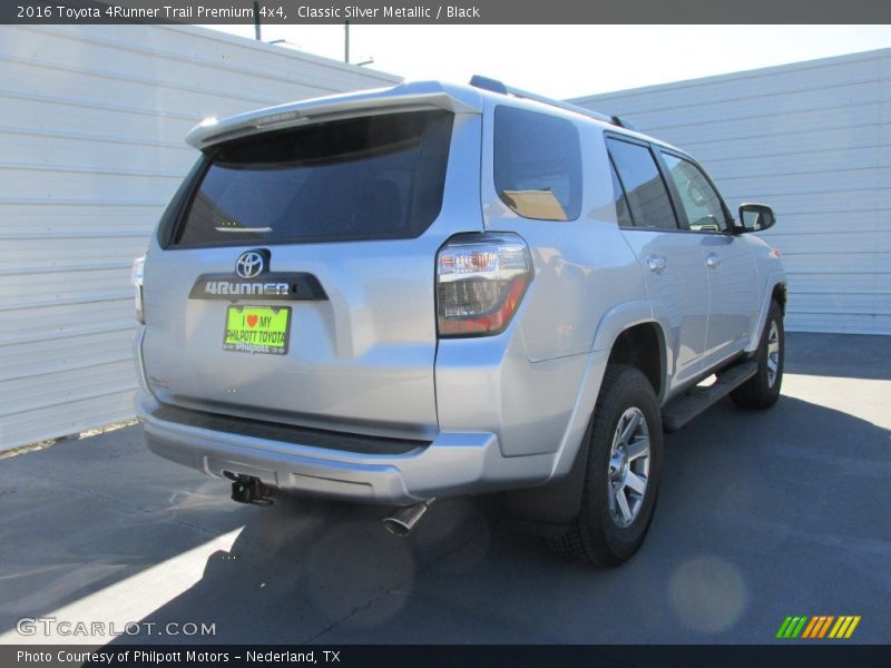 Classic Silver Metallic / Black 2016 Toyota 4Runner Trail Premium 4x4
