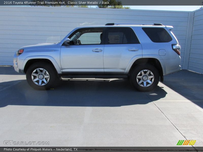 Classic Silver Metallic / Black 2016 Toyota 4Runner Trail Premium 4x4