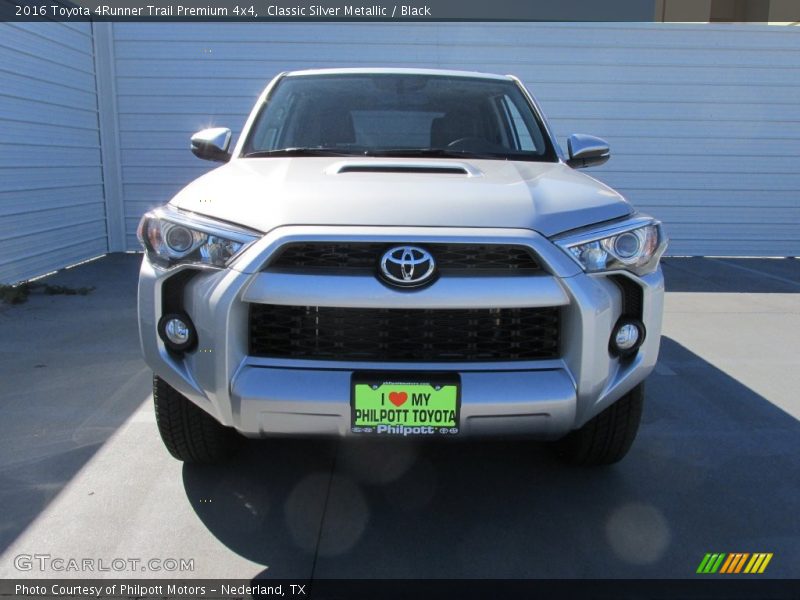 Classic Silver Metallic / Black 2016 Toyota 4Runner Trail Premium 4x4