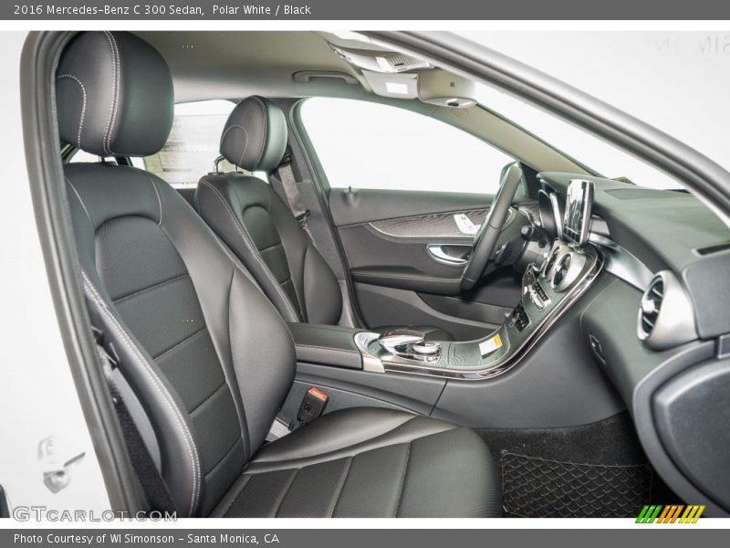 Polar White / Black 2016 Mercedes-Benz C 300 Sedan