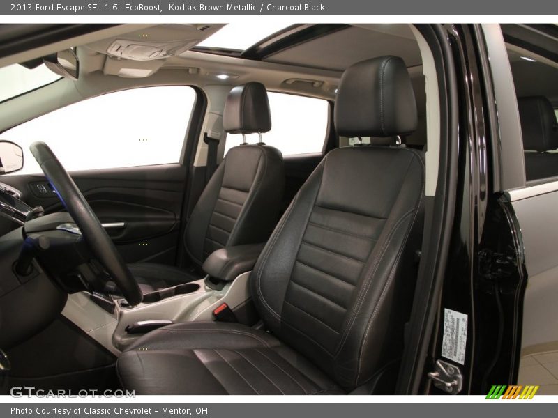 Kodiak Brown Metallic / Charcoal Black 2013 Ford Escape SEL 1.6L EcoBoost