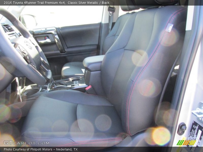 Classic Silver Metallic / Black 2016 Toyota 4Runner Trail Premium 4x4