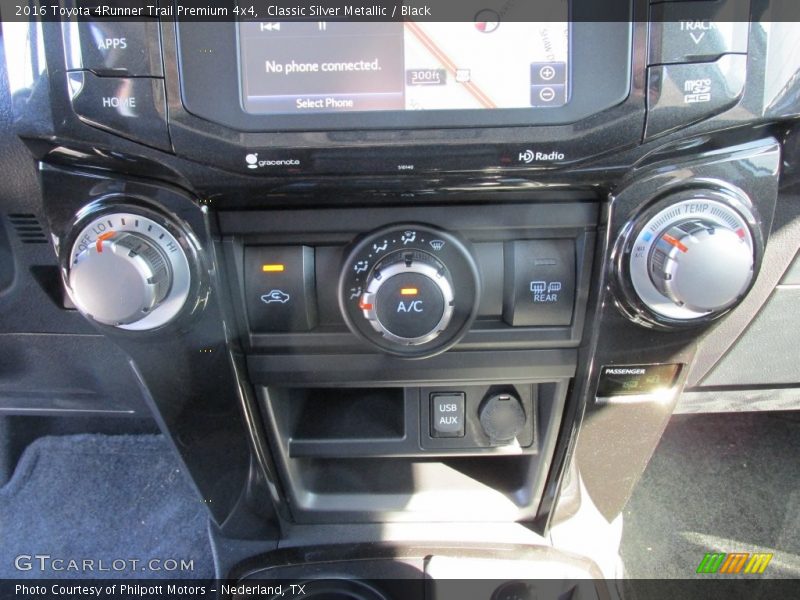 Classic Silver Metallic / Black 2016 Toyota 4Runner Trail Premium 4x4