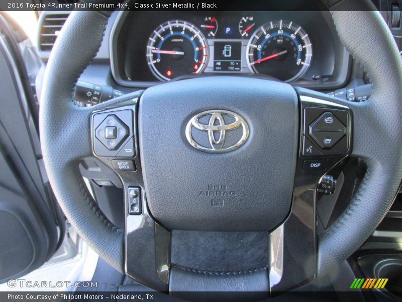 Classic Silver Metallic / Black 2016 Toyota 4Runner Trail Premium 4x4