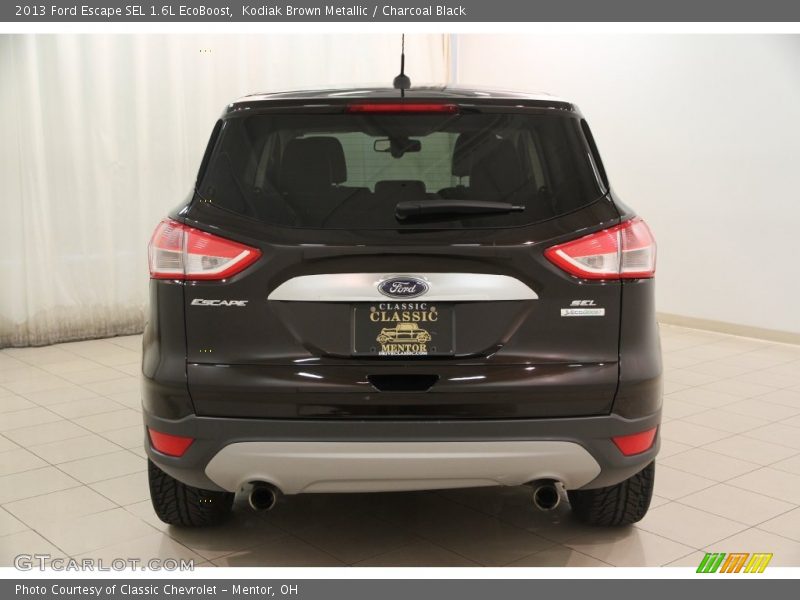 Kodiak Brown Metallic / Charcoal Black 2013 Ford Escape SEL 1.6L EcoBoost