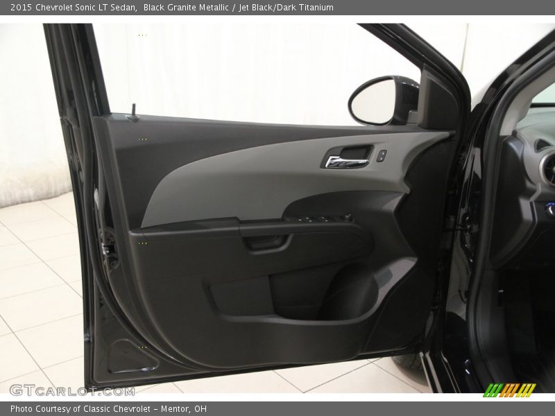 Black Granite Metallic / Jet Black/Dark Titanium 2015 Chevrolet Sonic LT Sedan